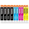 Hookink 364XL Cartucce Compatibili per HP 364XL 364 XL Multipack per Deskjet 3520 3070A per Officejet 4620 4622 per Photosmart 5510 5520 6510 6520 7520 (4 Nero 2 Ciano 2 Magenta 2 Giallo,10-Pezzi)