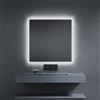 Inda Specchio LED Pirano+ 80x80cm bianco luce ed intensità dimmerabili