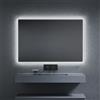 Inda Specchio LED Pirano+ 120x80cm satinato luce ed intensità dimmerabili