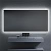 Inda Specchio LED Pirano+ 160x80cm bianco luce ed intensità dimmerabili