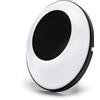 Aigostar Applique Led da parete slim Eye 24W rotondo Nero IP65 Bianco freddo 6500K Aigostar