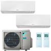 Daikin CLIMATIZZATORE DAIKIN PERFERA FTXM/R DUALSPLIT 15000+15000+2MXM50M/N R-32 WI-FI