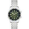 Spinnaker Bradner Orologio Automatico da Uomo - Cassa in Acciaio Inossidabile 316L da 42 mm, Movimento Giapponese, Cinturino in Acciaio Inossidabile, Resistenza all'Acqua 18 ATM, Verde - SP-5062-33