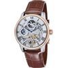 Thomas Earnshaw Longitude ES-8006-08, Orologio da Polso Analogico da Uomo, Cinturino in Pelle, Colore Marrone