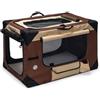 Karlie Flamingo Smart Top de Luxe Travel Box per Cani, Beige/Marrone