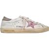GOLDEN GOOSE scarpe donna sneaker superstar 11373 bianco-rosa