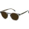 DAVID BECKHAM DB 1036/S Occhiali da sole da uomo Oro e Grigio