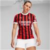 PUMA Maglia gara Home AC Milan 24/25 da donna, Nero/Rosso/Altro