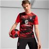 PUMA Maglia a maniche corte pre-partita AC Milan da, Nero/Rosso/Altro