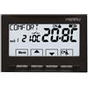 PERRY ELECTRIC SRL Termostato digitale da incasso a batterie Moon con Display LCD 21/4 - Perry 1TITE540