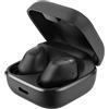 Sennheiser ACCENTUM True Wireless Auricolari - Suono cristallino con ANC ibrido, design ergonomico, durata della batteria di 28 ore, interfaccia tattile e doppio microfono - Nero