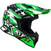 Kyt Casco Moto Cross Enduro In Fibra KYT SKYHAWK ARDOR Verde FLU