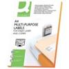 Q-CONNECT Etichette universali Q-Connect bianco 52,5x29,7 mm - 40 et./foglio - conf. da 100 fogli - KF00574