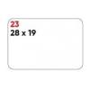 MARKIN Etichette bianche permanenti Markin Copiatabu 28x19 mm - conf. 10 blister da 10 ff - X11023