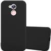 Cadorabo Custodia per Honor 6a / Honor 5c PRO in CANDY NERO - Morbida Cover Protettiva Sottile di Silicone TPU con Bordo Protezione - Ultra Slim Case Antiurto Gel Back Bumper Guscio