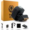 Skull Shaver One Lion PRO Rasoio per il Viso per Uomo - Rasoio Elettrico con Doppia Lamina Scalata, Oro