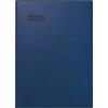 BRUNNEN Agenda tascabile modello 731 (2025), 2 pagine = 1 settimana, A6, 176 pagine, copertina in plastica, blu scuro