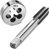 QWORK® Maschio, rubinetteria a vite M14x1.5mm, set di maschi e filiere tonde