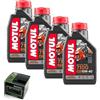 GENERICO KIT TAGLIANDO FILTRO OLIO 7100 SINTETICO 10W40 4 LITRI 4LT COMPATIBILE CON KAWASAKI Z800 E SPECIAL EDITION EGF 800 2016 >