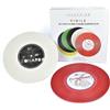 Munus International Foodesign Vinile, Set di due sottopentole, Rosso e bianco