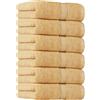 Utopia Towels - Set di Asciugamani Mani (6 Pezzi, 41x 71 cm) - 100% Cotone - Perfezionare per Hotel & Spa - Massima Morbidezza e assorbenza da Parte di (Beige)