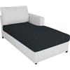 Ystyle Copriseduta Divano Elasticizzato, Copri Cuscini Divano, Coprisedile Per Divano, Universale Copricuscini Per Divani, Copricuscino Copri Seduta Divano(Chaiselongue, Grigio Scuro)