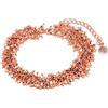 Vestopazzo Vlnet bracciale mogra con micro sfere color oro rosa placcato in rame| nickel tested| lavorazione artigianale|MRG2007