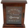 WOVELOT Scatola Portachiavi per Armadietti con Chiave nel Legno Stile Europeo Vintage con Ganci Pendenti Marrone