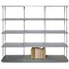 KRIPTONITE libreria da parete KROSSING MAXI H 109 cm con base per appoggio a terra - 07X3DA+3x07Y3DA
