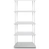 KRIPTONITE libreria da parete KROSSING MAXI H 109 cm con base per appoggio a terra - 07X1DO+3x07Y1DO