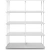 KRIPTONITE libreria da parete KROSSING MAXI H 109 cm con base per appoggio a terra - 07X2DO+3x07Y2DO