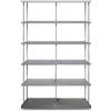 KRIPTONITE libreria da parete KROSSING MAXI H 135 cm con base per appoggio a terra - 07X2DA+4x07Y2DA