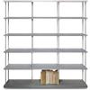 KRIPTONITE libreria da parete KROSSING MAXI H 135 cm con base per appoggio a terra - 07X3DA+4x07Y3DA