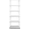 KRIPTONITE libreria da parete KROSSING MAXI H 135 cm con base per appoggio a terra - 07X1DO+4x07Y1DO