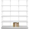 KRIPTONITE libreria da parete KROSSING MAXI H 135 cm con base per appoggio a terra - 07X3DO+4x07Y3DO