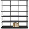KRIPTONITE libreria da parete KROSSING MAXI H 135 cm con base per appoggio a terra - 07X3DZ+4x07Y3DZ