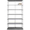 KRIPTONITE libreria da parete KROSSING MAXI H 161 cm con base per appoggio a terra - 07X2DA+5x07Y2DA