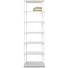 KRIPTONITE libreria da parete KROSSING MAXI H 161 cm con base per appoggio a terra - 07X1DO+5x07Y1DO