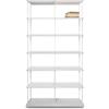 KRIPTONITE libreria da parete KROSSING MAXI H 161 cm con base per appoggio a terra - 07X2DO+5x07Y2DO