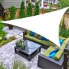 AXT SHADE Tenda a Vela Ombreggiante Impermeabile Triangolare 5x5x5m Tenda da Sole Parasole e Protezione Raggi UV per Esterno Terrazza Giardino-Bianco