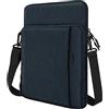 Dadanism 13,3 Custodia Protettiva Borsa Tablet con Tracolla per iPad Pro 13 M5/M4, iPad Air 13 M4/M3, MacBook Neo 13, MacBook Air 13 M5/M4, Galaxy Tab S10 FE Plus 13,1/S10+ 12,4,Indaco