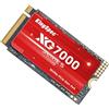 KingSpec SSD 1TB NVMe 2242 M.2 PCIe 4.0 - Fino a 7200MB/s in Lettura Sequenziale, 3D NAND TLC Compatibile i Legion Go e Thin Laptop - Dissipatore in Rame Autonomo