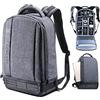 K&F Concept Multifunzionale Zaino per Fotocamera Professionale Zaino Fotografico Grande Borsa Fotocamera Impermeabile Antiurto con Scomparto per Laptop Trekking Zaino per Reflex DSLR Mirrorless