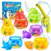 Geebiiny Giochi Montessori 1 2 3 Anno,Giochi Bambini 1 2 3 Anno Montessori 1 Anno Gioco Pesca Bambini Giocattolo Sensoriale Giocattoli da Bagno Giochi Bimbo 1 Anno Regalo Bimbo 1 Anno