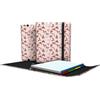 Grafoplás | Cartelle ad anelli A4 con ricambio e patta | Carpeplus Butterfly Bits&Bobs | Include separatori | elastico chiusura | dorso curvo ergonomico | carta cudricula 5 x 5 90 g | certificato FSC