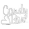 HOECMRHP Candy Bar - Decorazione decorativa per matrimoni, compleanni e altri eventi, colore: Bianco