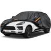 Kayme Telo Copriauto da Esterno, Compatibile con Porsche Macan (2014-2025), Copertura a 7 Starti per Impermeabile Anti UV Anti Vento Antipolvere, Telo Copri con Cerniera e in Cotone.