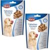 Trixie Nascondiglio per Compresse per Cani | Confezione Doppia | 2 x 100 g | Integratore Alimentare per Cani | Facilita l'Assunzione di Medicinali | Apertura per Compresse