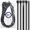 RUNYU 50 Pezzi Fascette Plastica Lunghe 600mm × 8.8mm Fascette Elettricista Nylon, Resistenza Alla Trazione 90 kg, Fascette Riutilizzabili per Cavi Grandi, Fili, Giardinaggio, Cable Management