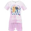 Disney Stitch T-shirt e Pantaloncini per Donna, Pigiama in Morbido Cotone Set da 2 Pezzi con Motivo Surf Club, Regalo per Donne e Adolescenti | Taglia XL | Rosa